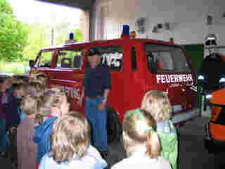 Bei der Feuerwehr